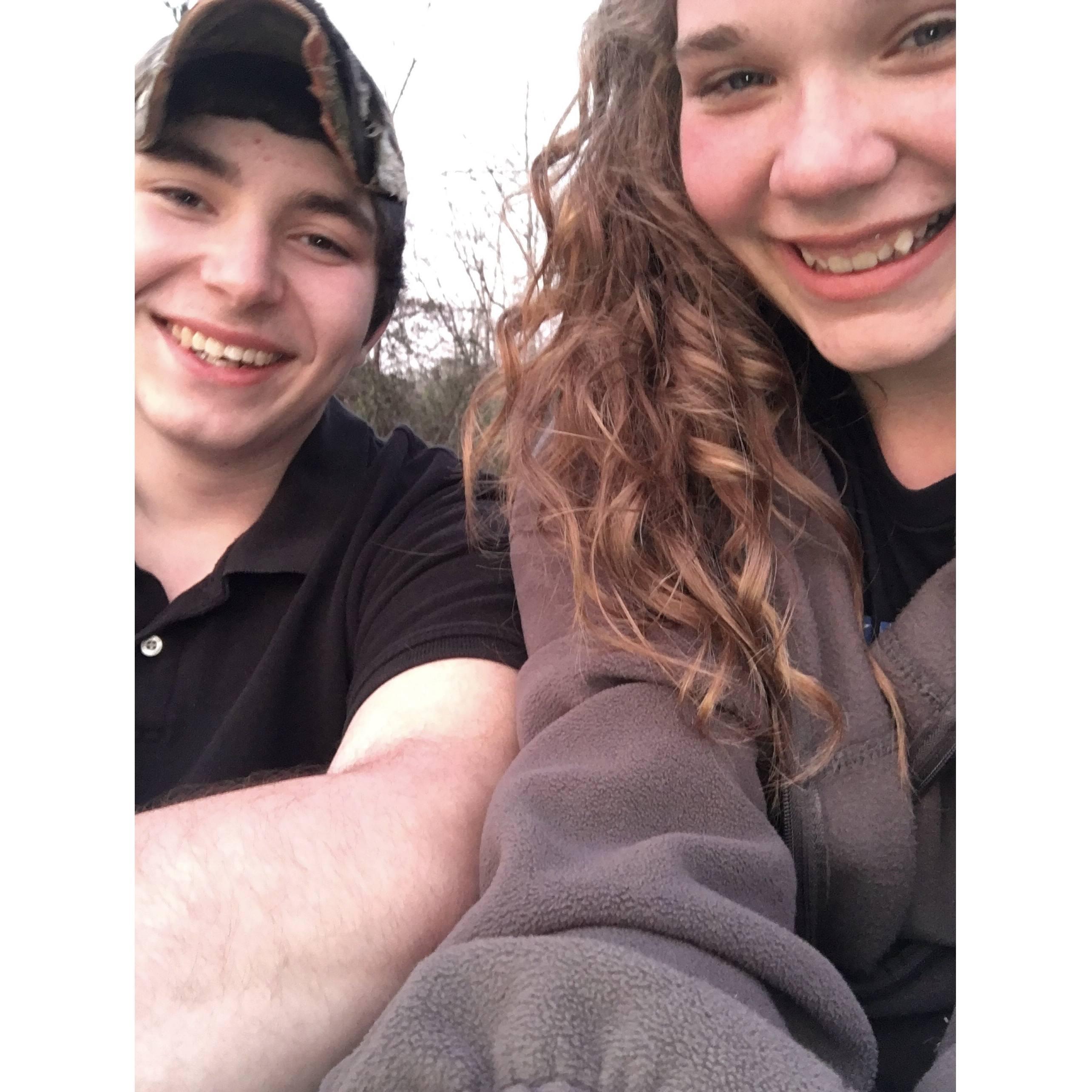 Easter 2016 when he asked me to be his girlfriend
