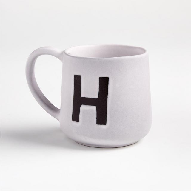 "H" Monogrammed Mug