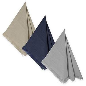 Relaxed Cotton Napkins in Blue (Set of 4)