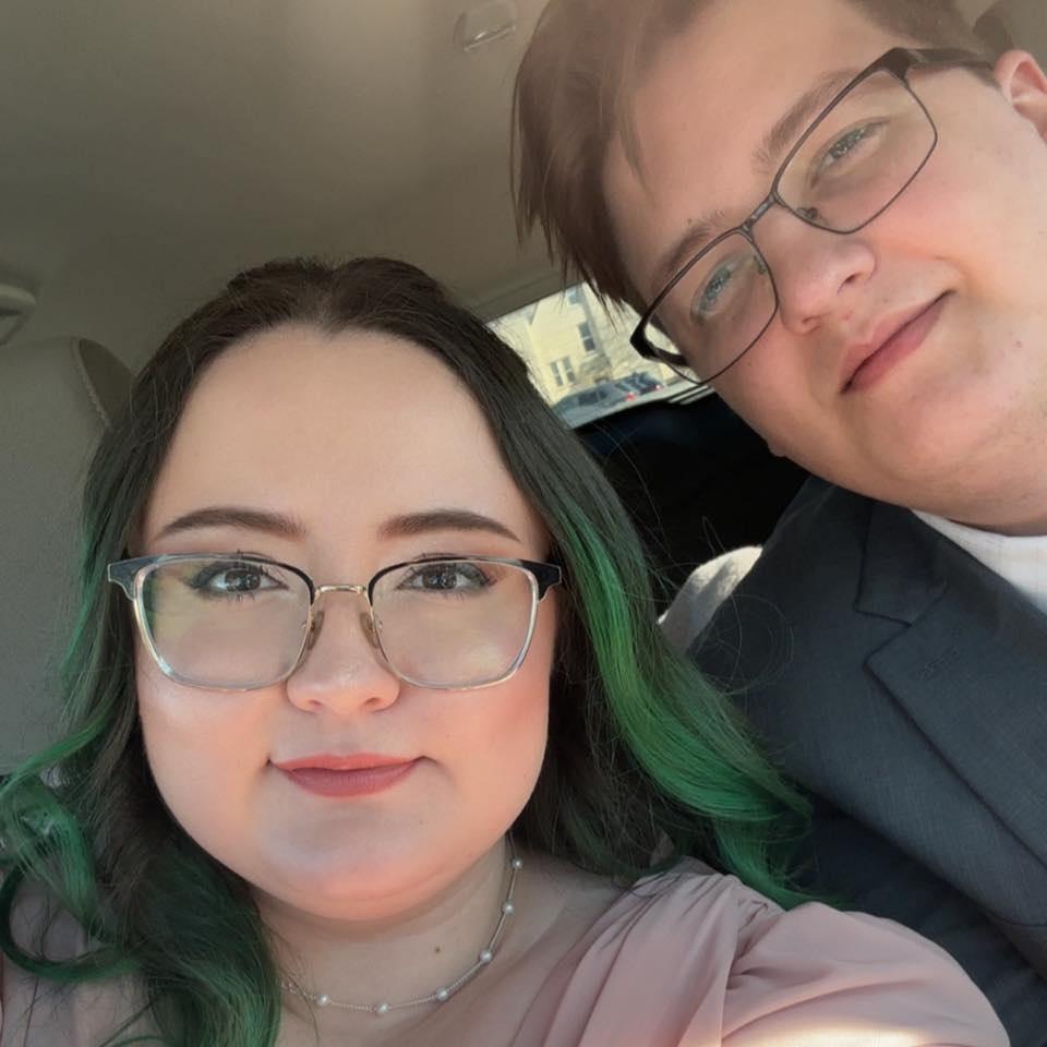 Me and Tim at my cousin Janie's wedding!