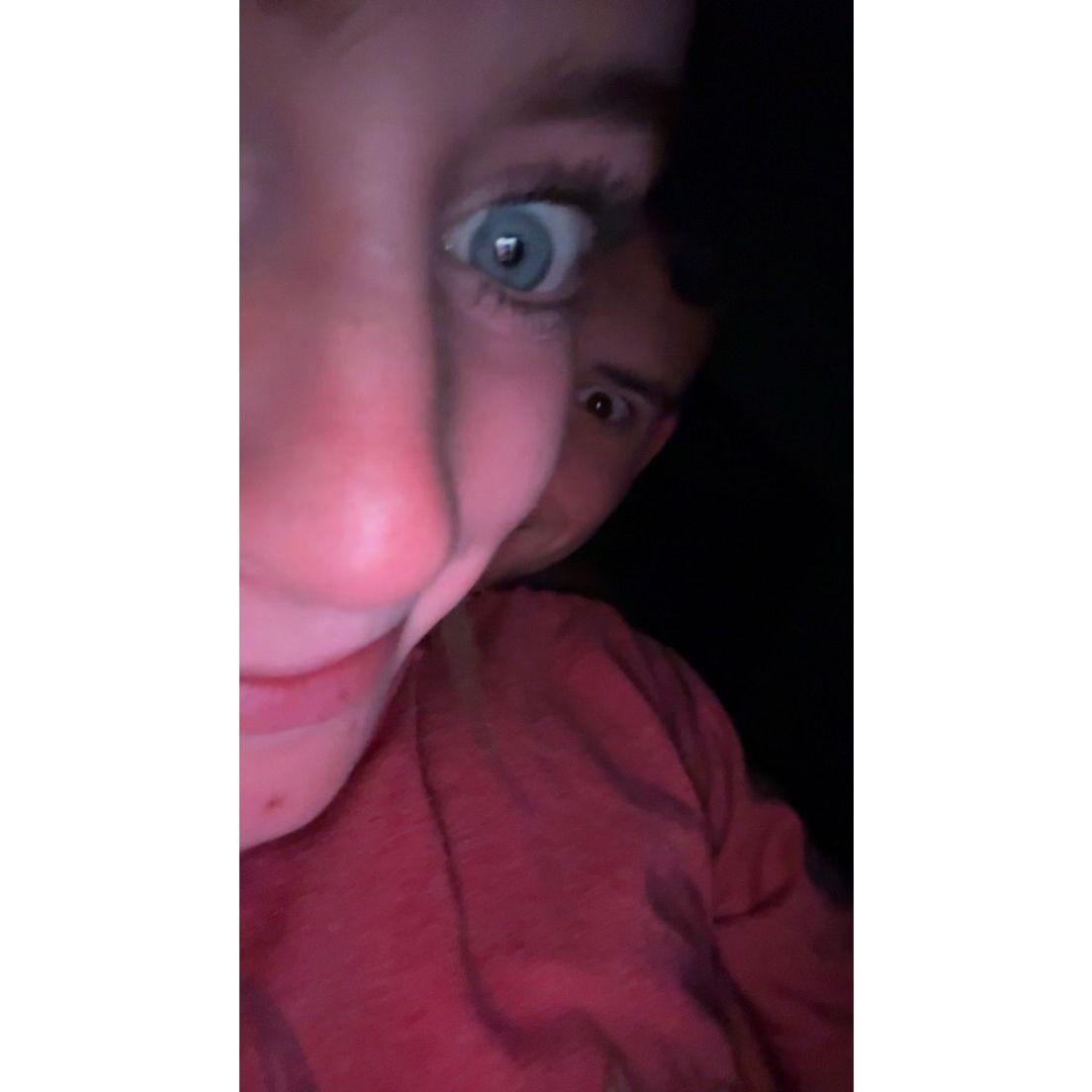 Aidan being creepy!