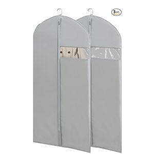 Garment Bags for Travel, 50'' Garment Bags for Hanging Clothes, Suit bag (Set of 2, 23.3'' X 50'')
