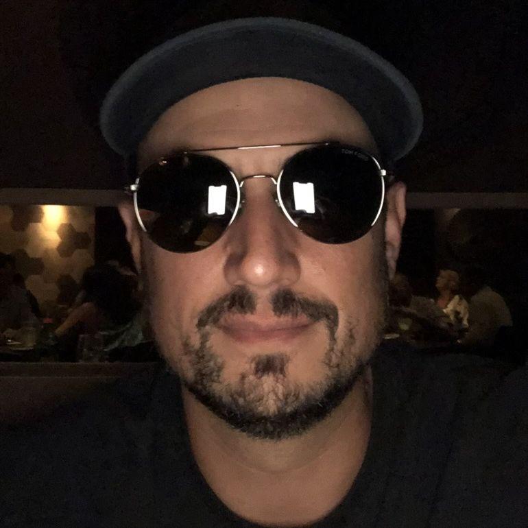 Tony was still taking selfies the night we met