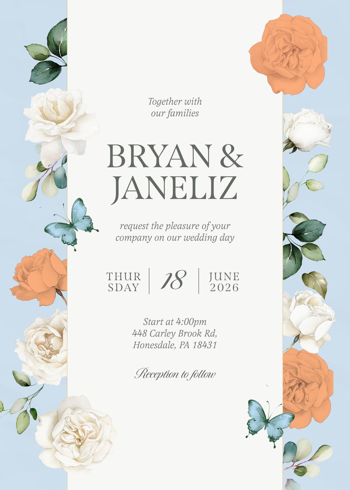 The Wedding Website of Bryan Granados and Janeliz Pellot-Hilerio