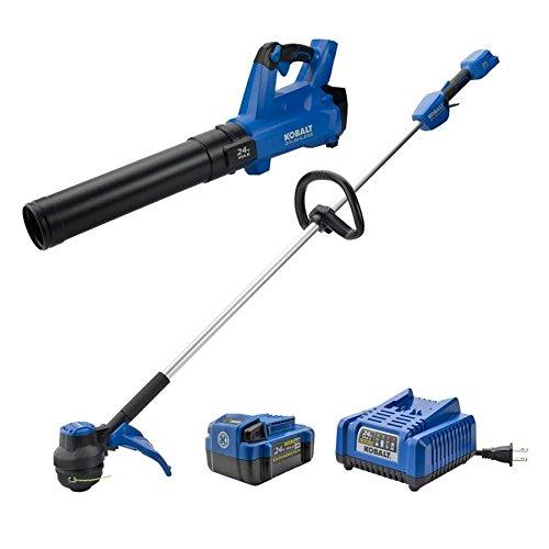 Kobalt 24-Volt BL Leaf Blower and String Trimmer Combo Kit