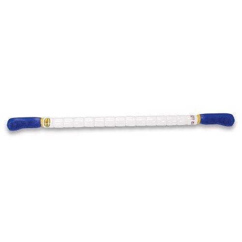 Original Body Stick - 24 Inches - Standard Flexibility With Blue Handles - By The Stick - Therapeutic Body Massage Stick - Potentially Improves Flexibility - Aids Muscle Recovery And Muscle Pain - Provides Myofascial Release