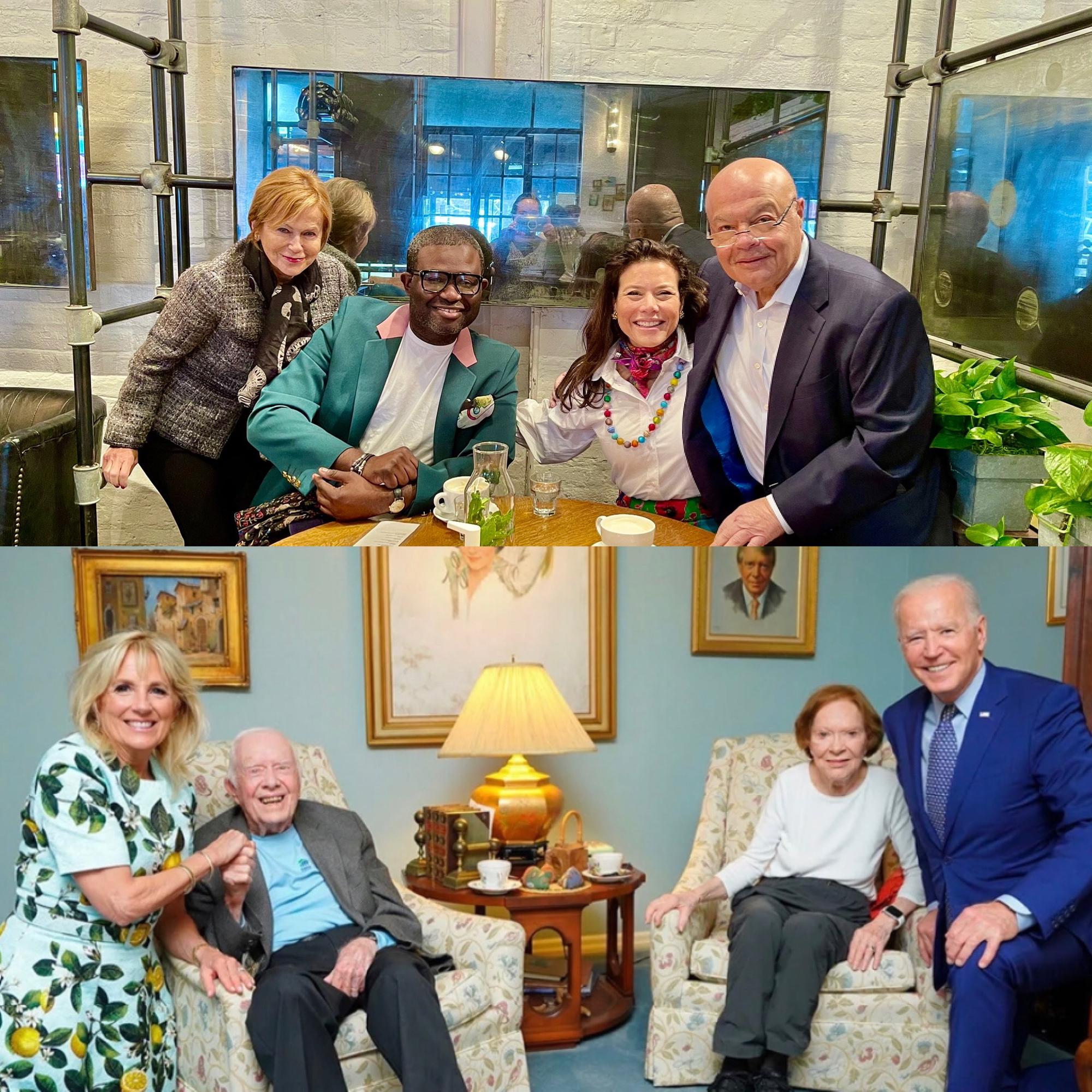 Family brunch. And resemblances
