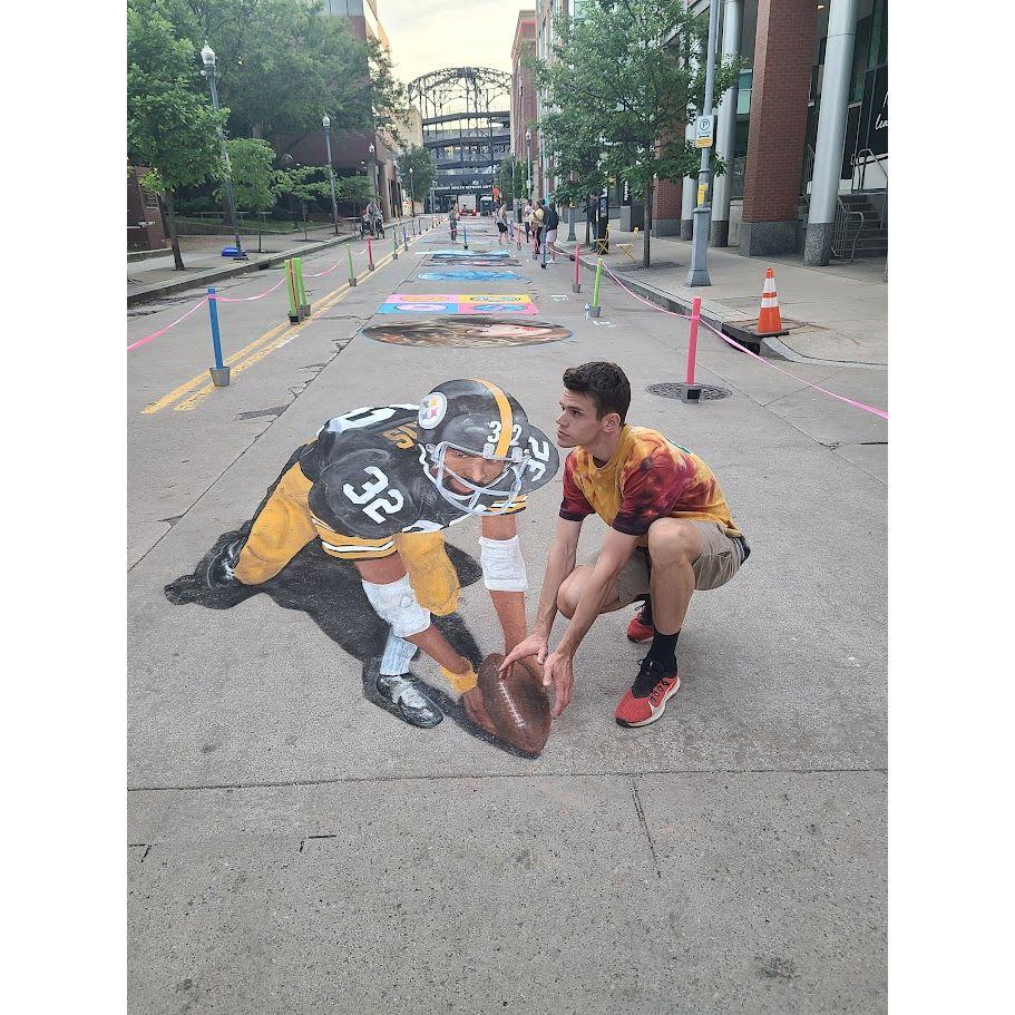 One of our many Pittsburgh dates: The Pittsburgh Chalk Festival