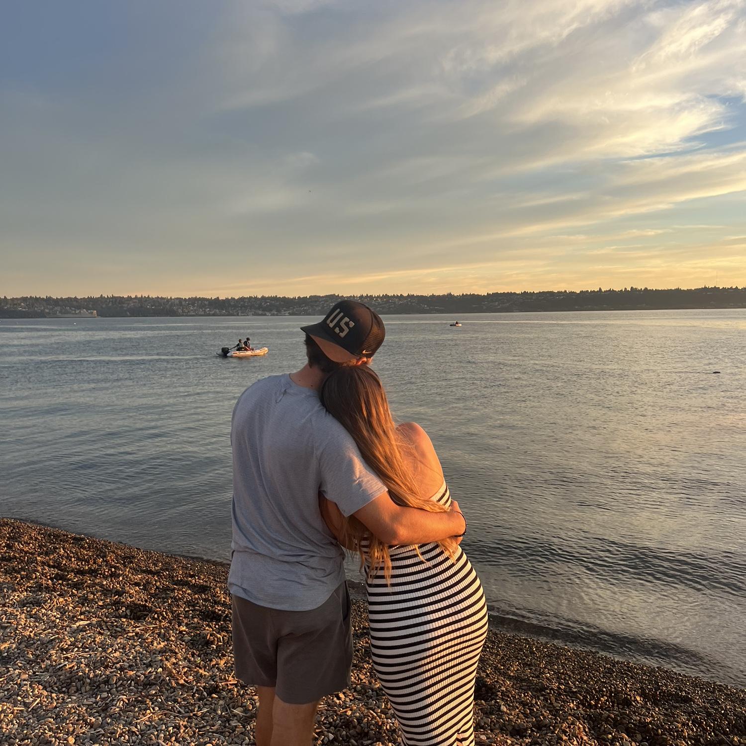 Took Thomas to his first browns point salmon bake.