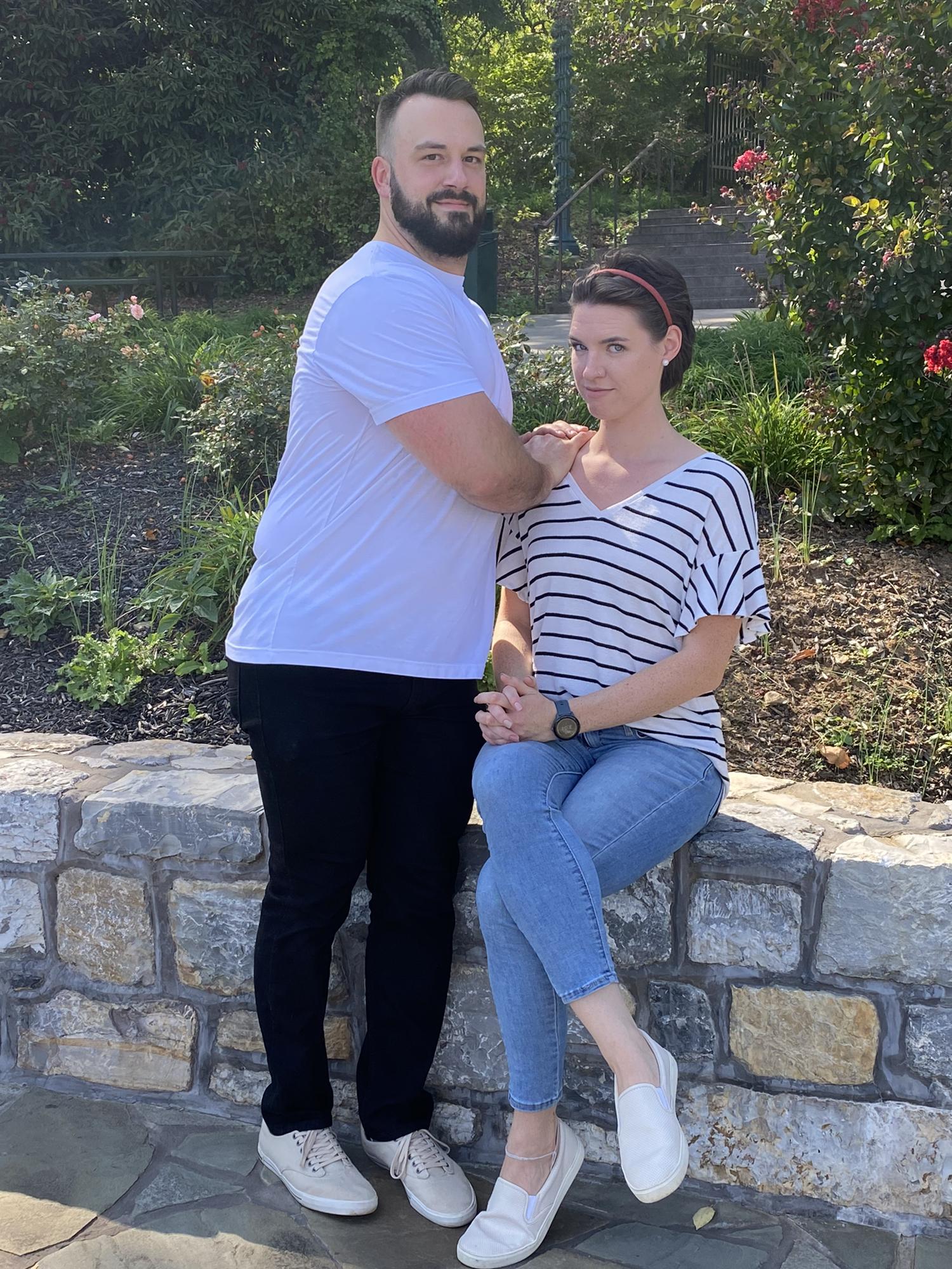 His mom took this the first time he took me home to meet his family. I knew then that he was the perfect match to my weird. 🥰