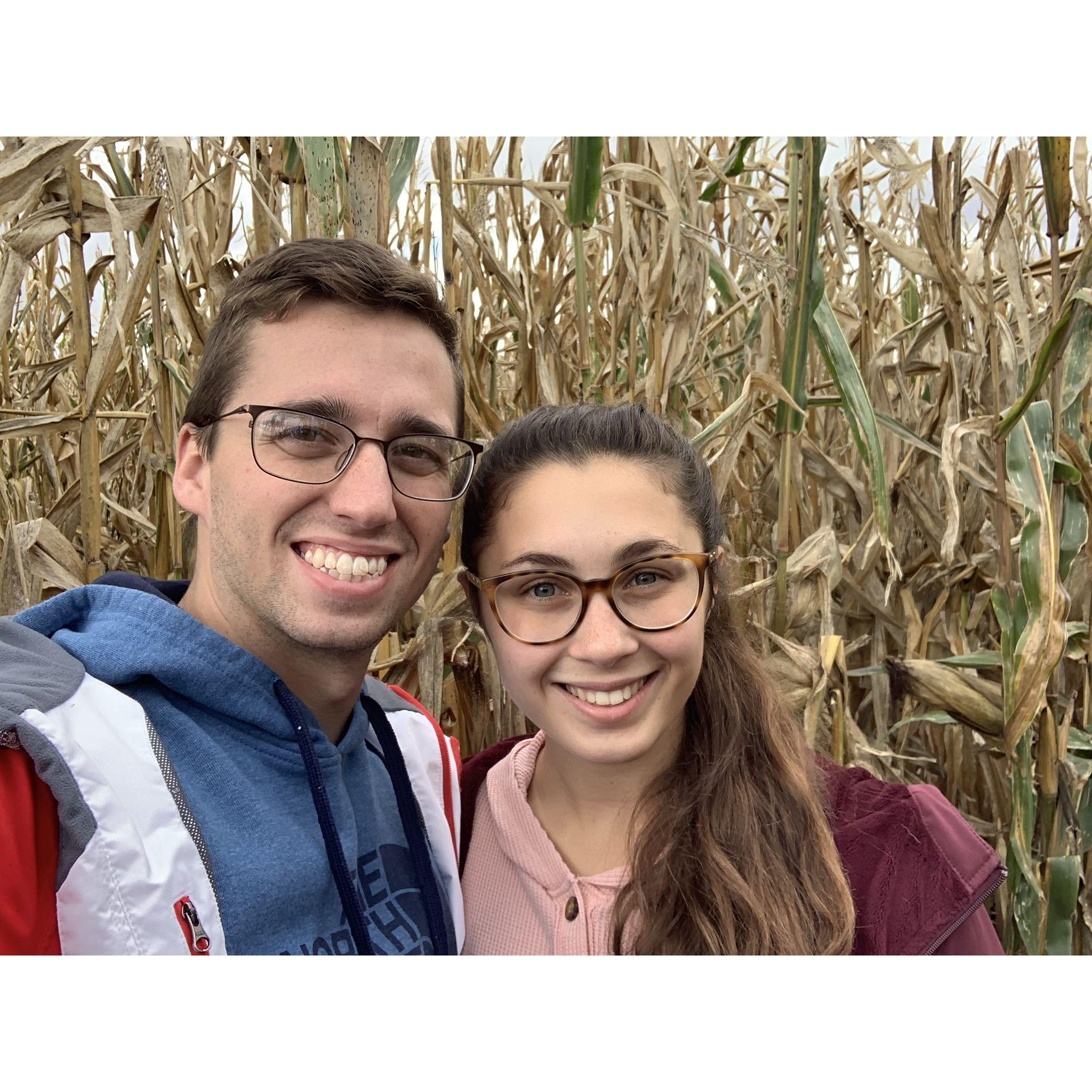 Every fall they keep the tradition of getting lost in Suter's corn maze