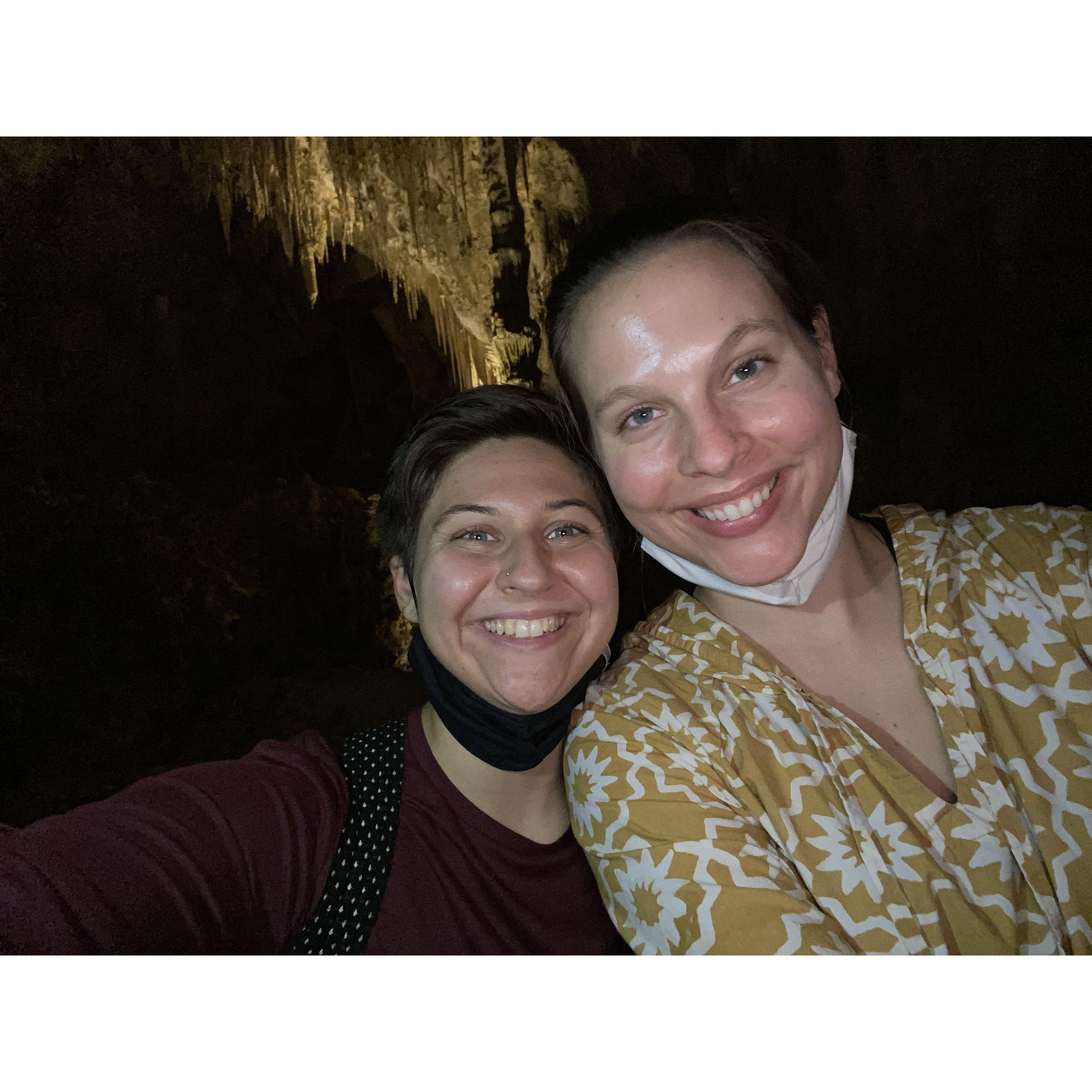 We also went to Carlsbad Caverns and got spooky on that trip! (we also went to Roswell and saw a UFO - according to Lex - but thats a story for another time)