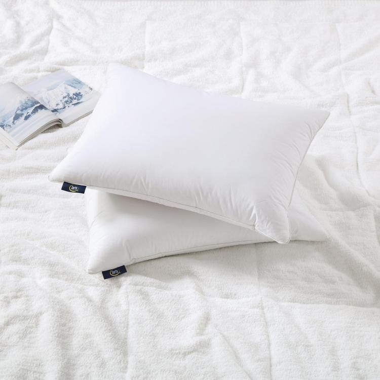Serta Feather Euro Square Pillow 2 Pack