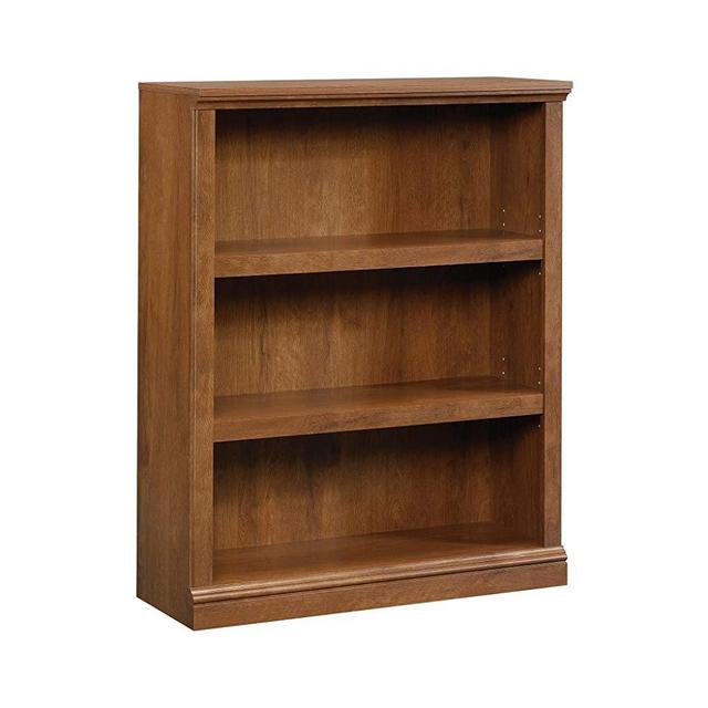 Sauder Select 3-Shelf Bookcase, L: 35.28" x W: 13.23" x H: 43.78", Oiled Oak Finish