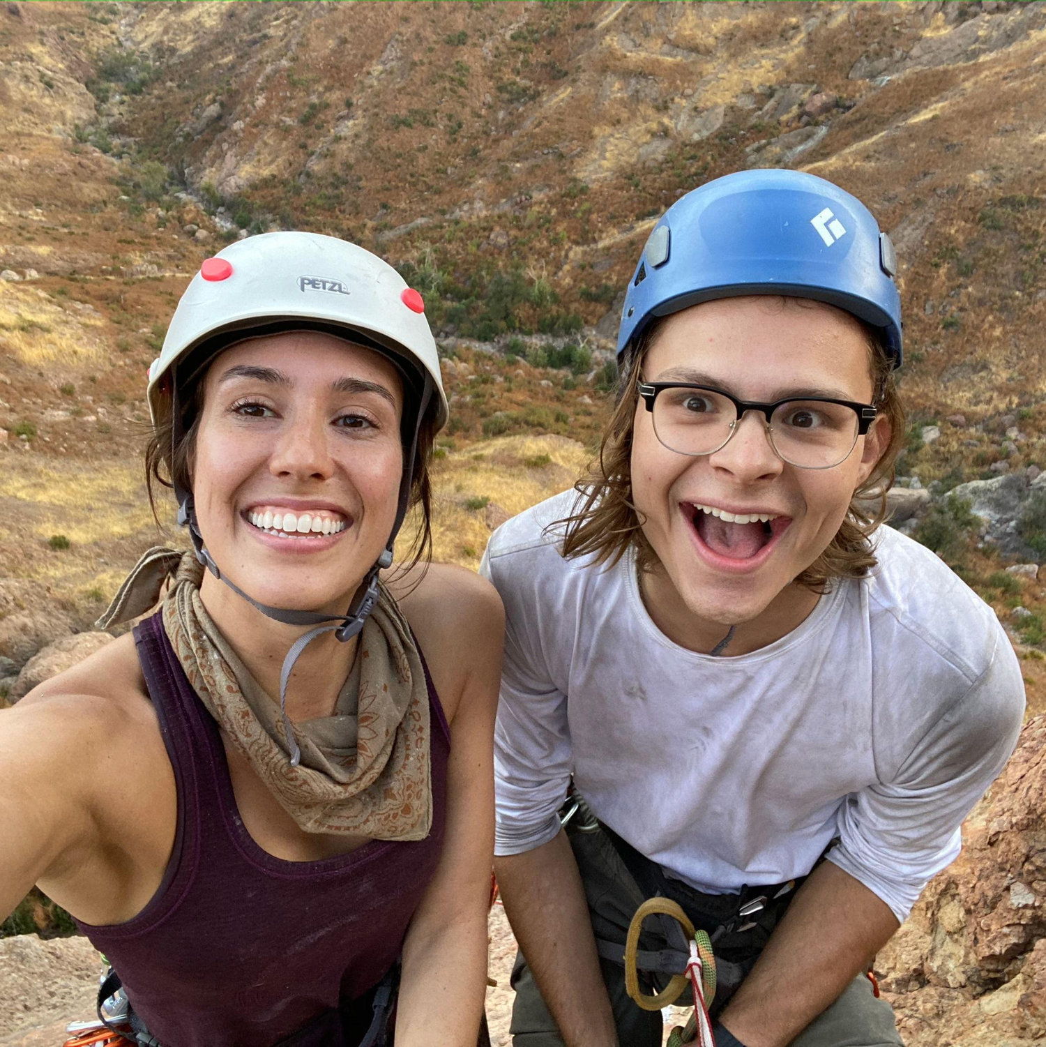 Our first big climb together!