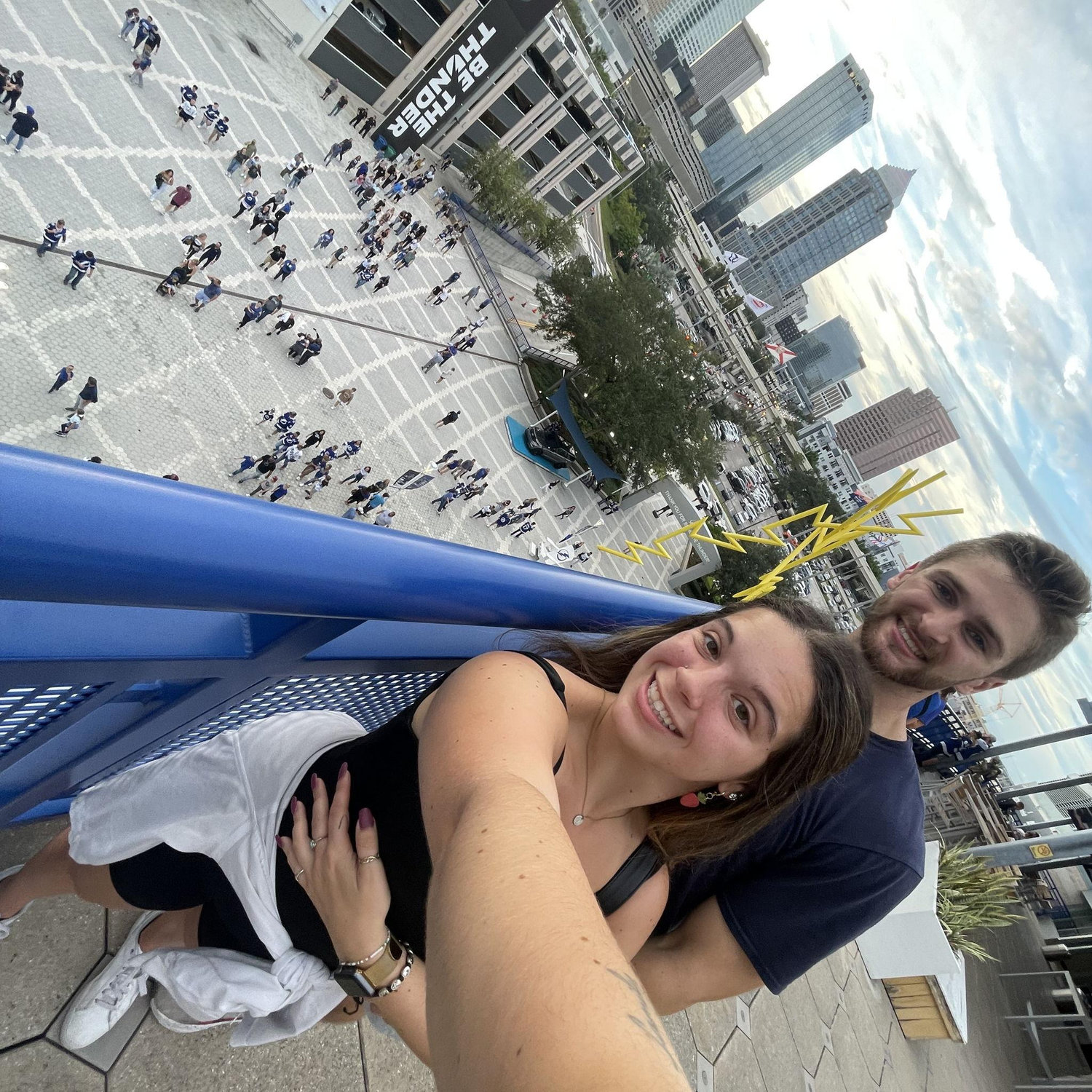Our first visit to Tampa — we moved there a year later!
