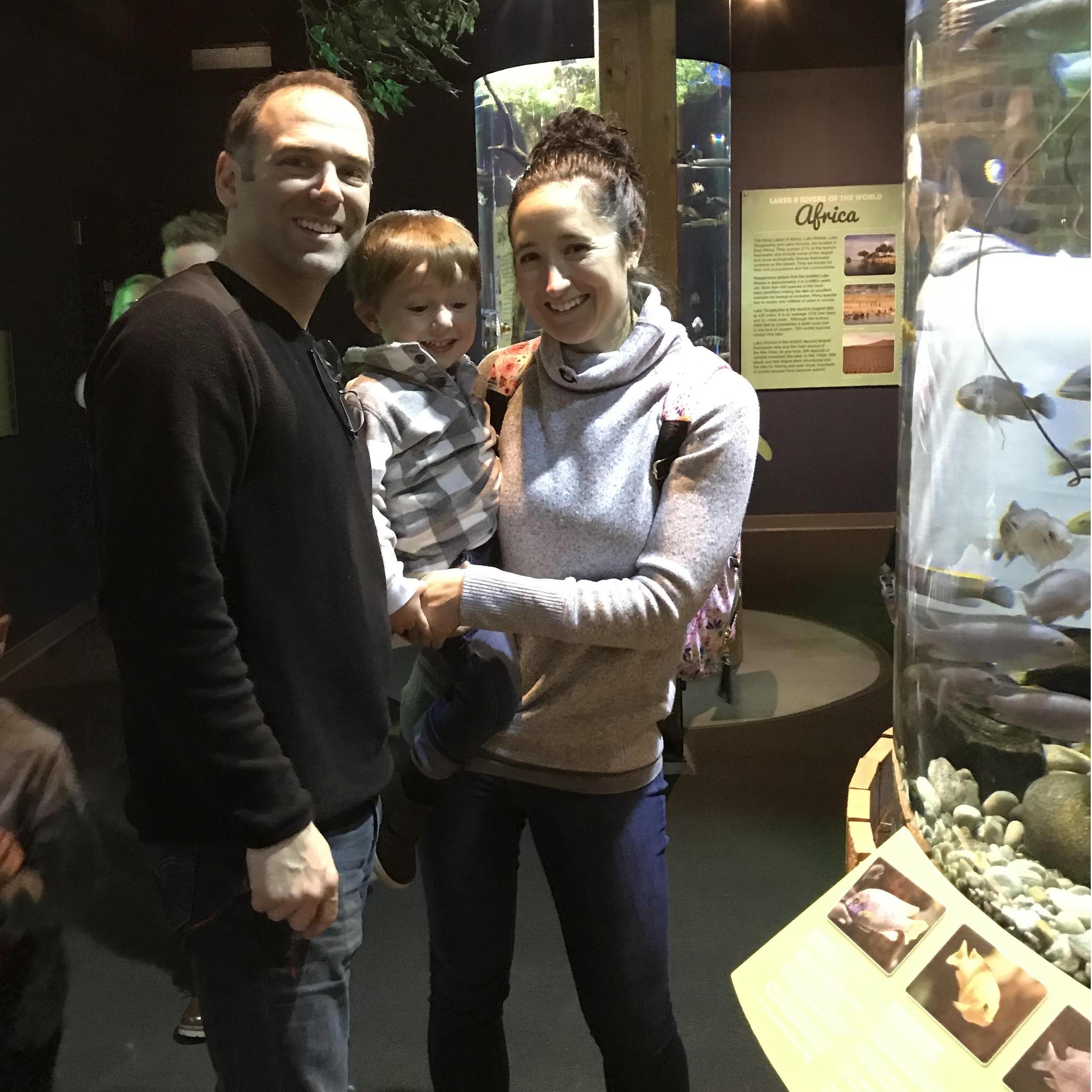 Our trip to the Cleveland Aquarium March 2018 for Jackson's 3rd Birthday!