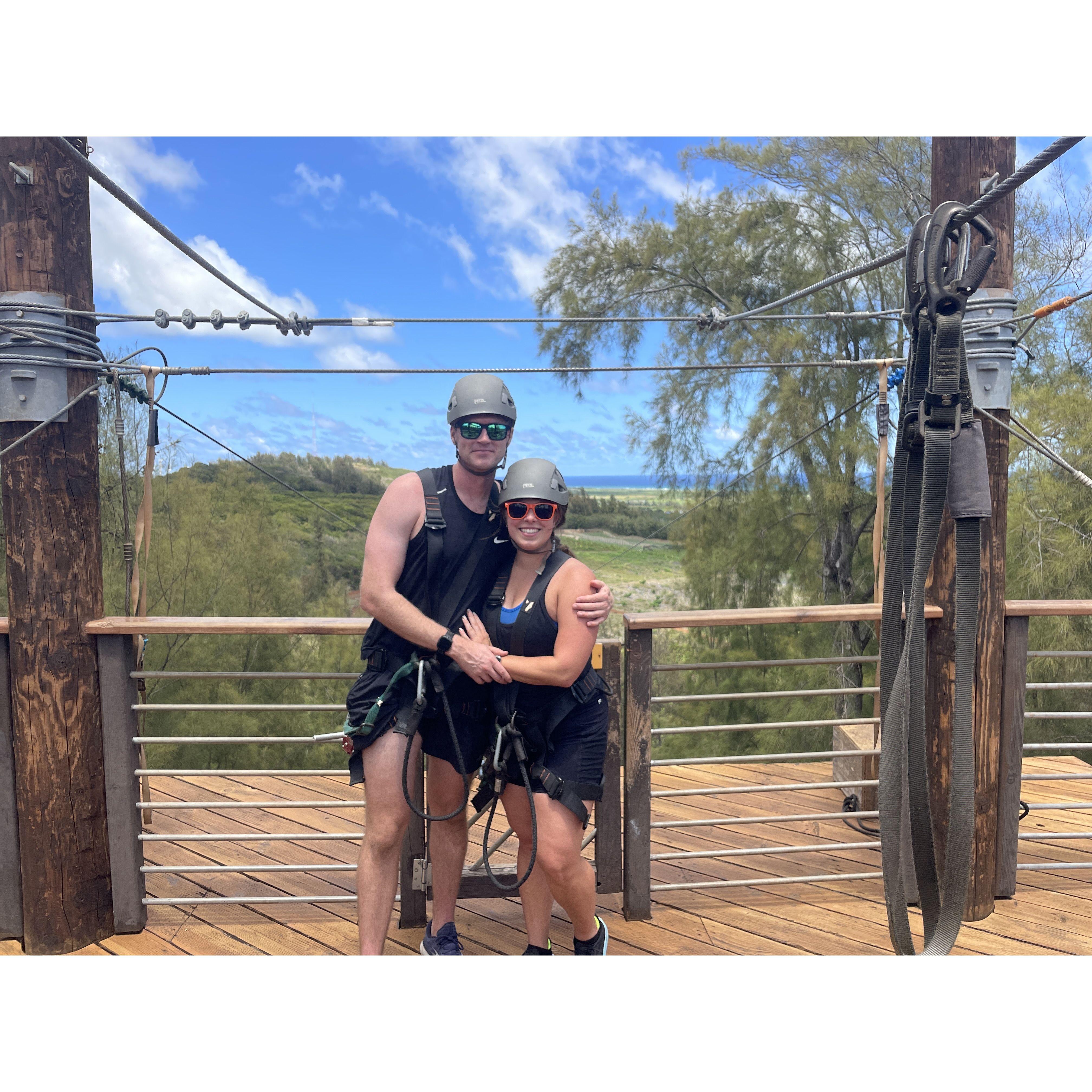 Ziplining in Hawaii! September 2022
