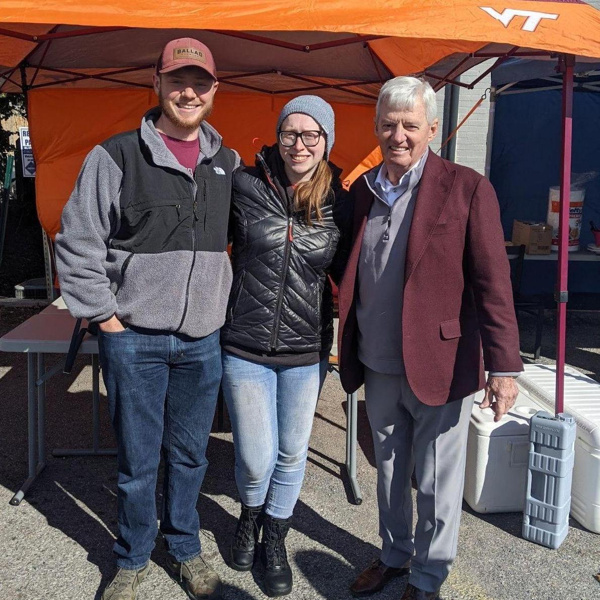 Meeting the iconic Frank Beamer!