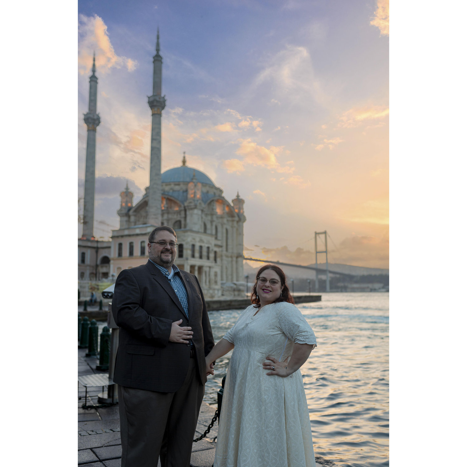 Sunrise over Ortaköy Mosque, November 2023