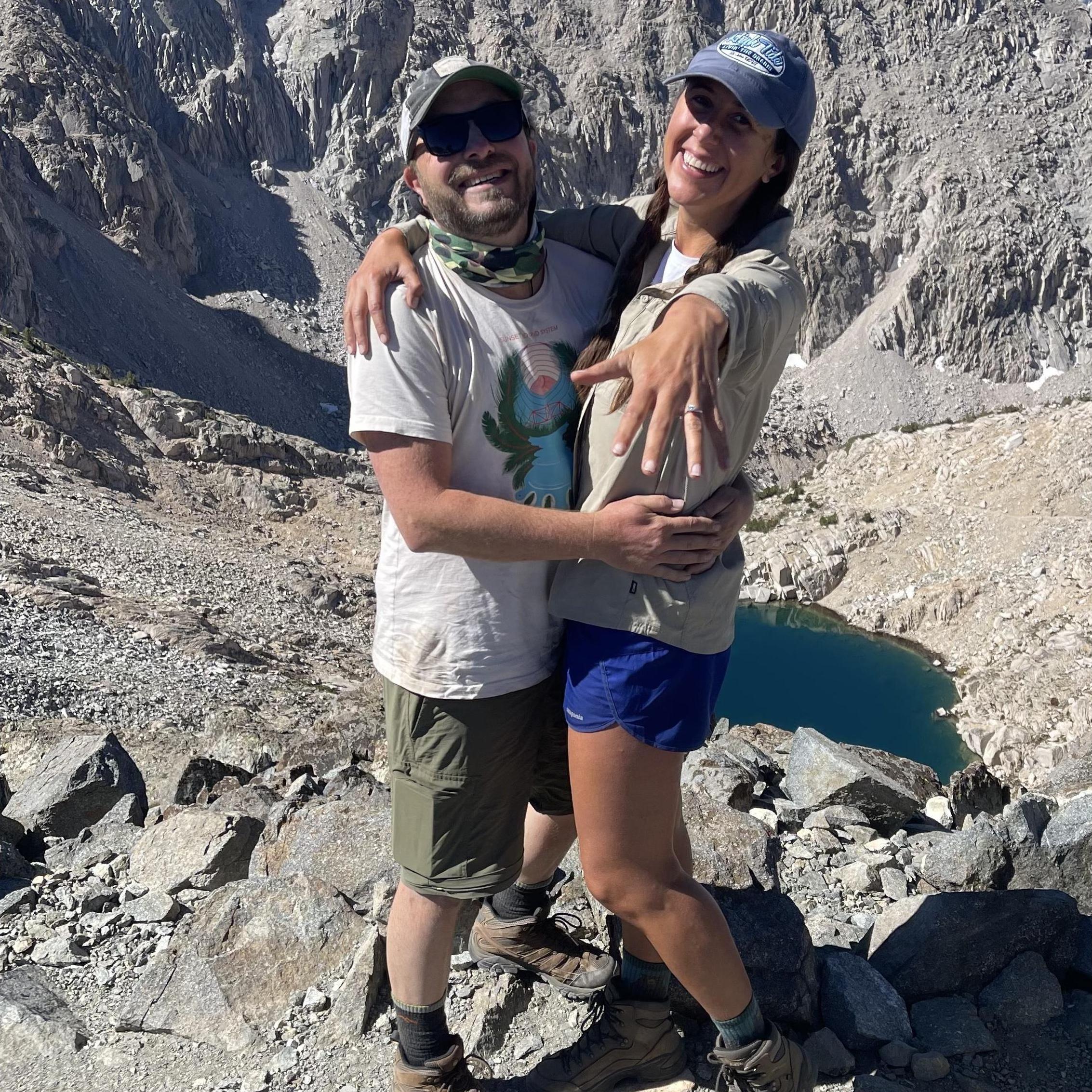 I wasn't sure if Tim was passing out from lack of oxygen... then I realized he was proposing