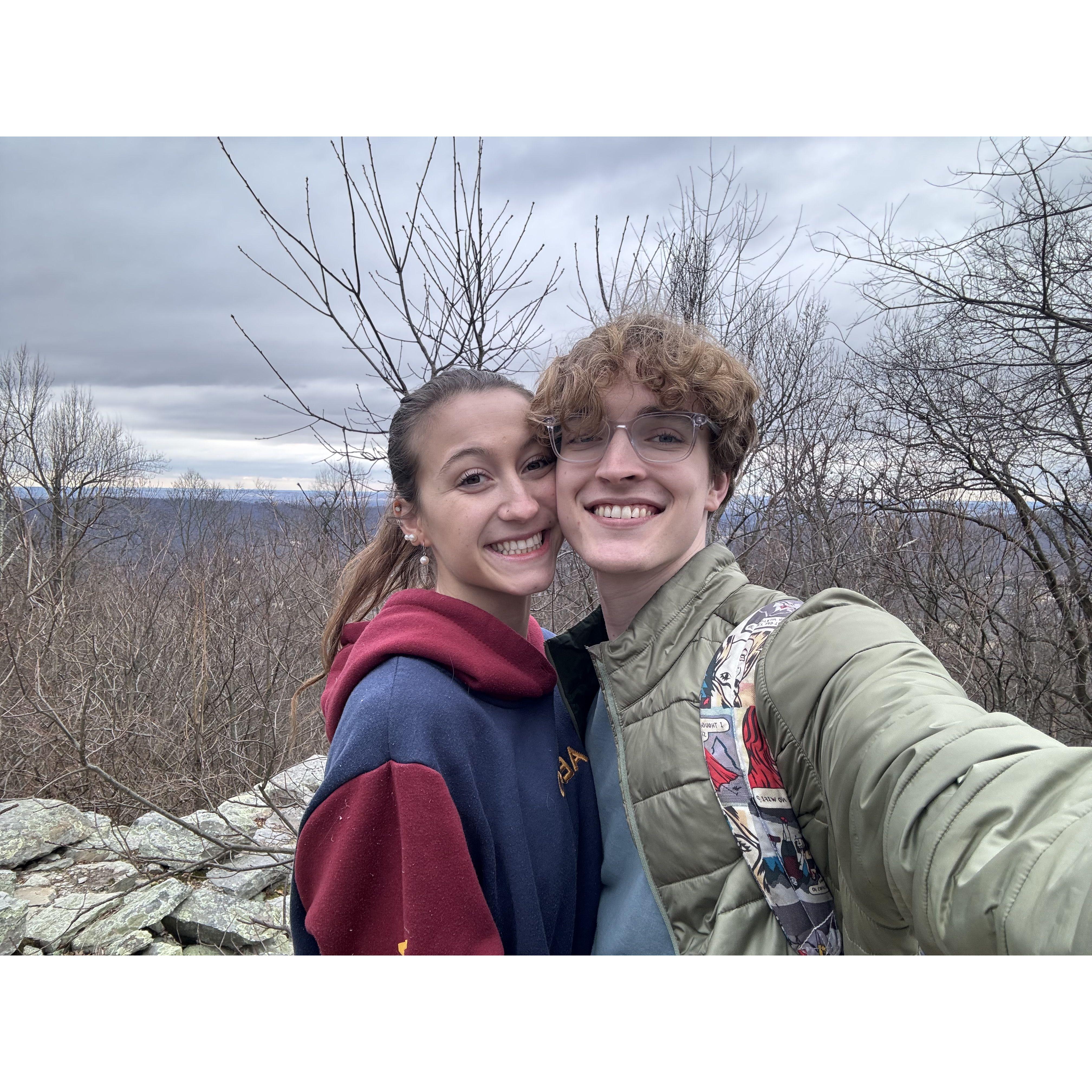 A cold and very tall hike:)