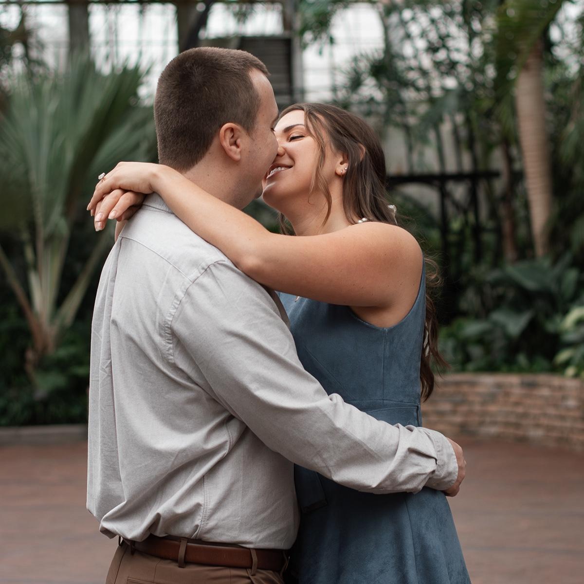 We got engaged at the Franklin Conservatory in Columbus, OH on Erik’s birthday, 2/5!