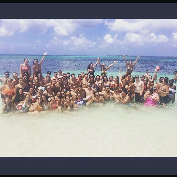 Our highschool senior week trip to the Bahamas. Try to find us!