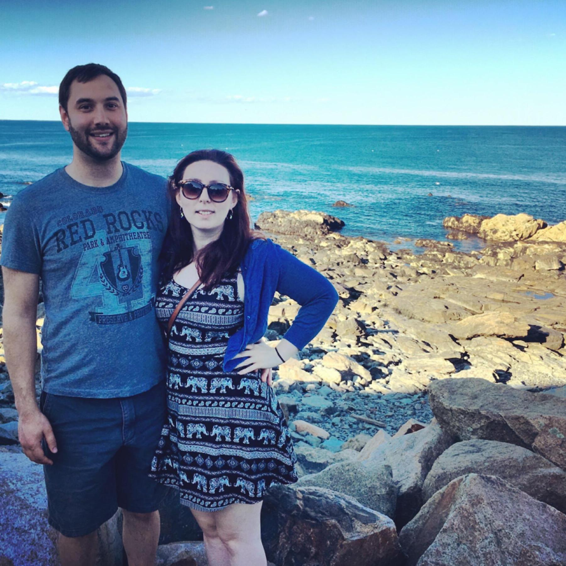 Every year Kristin & Brett walk the Marginal Way in Ogunquit Maine.