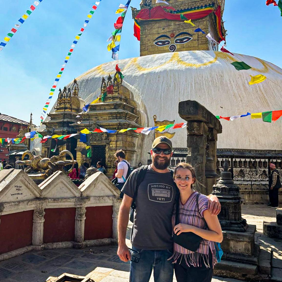 We took a trip to Nepal in March of 2024 together.