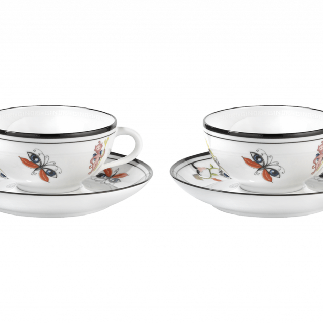 Tea cups & saucers Arcadia - Set of two