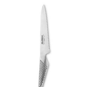 Global Classic Serrated Utility Knife, 6"