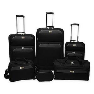 Lucida 6-Piece Luggage Set in Black