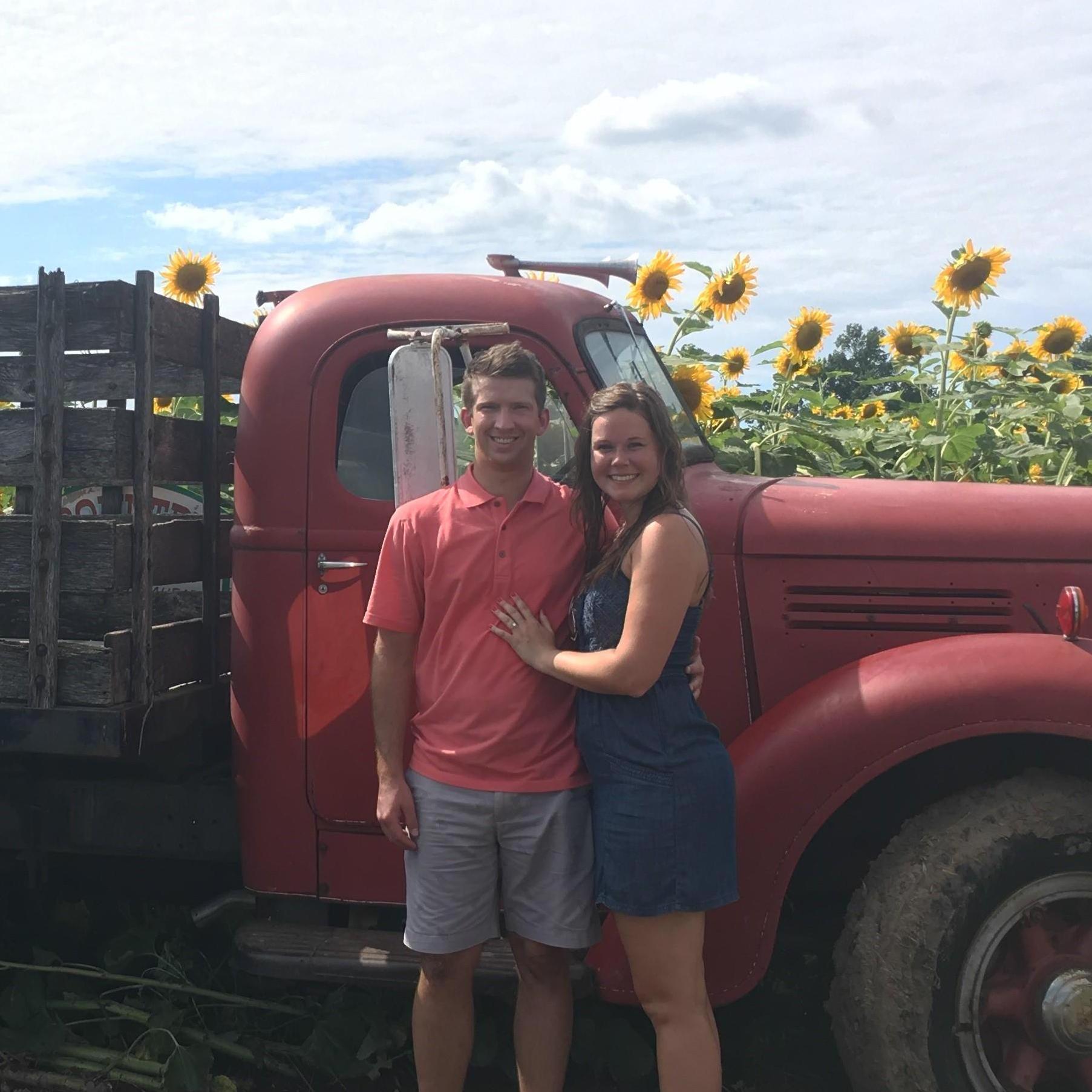 I'm surprised this picture isn't blurry by how much we were shaking with excitement.