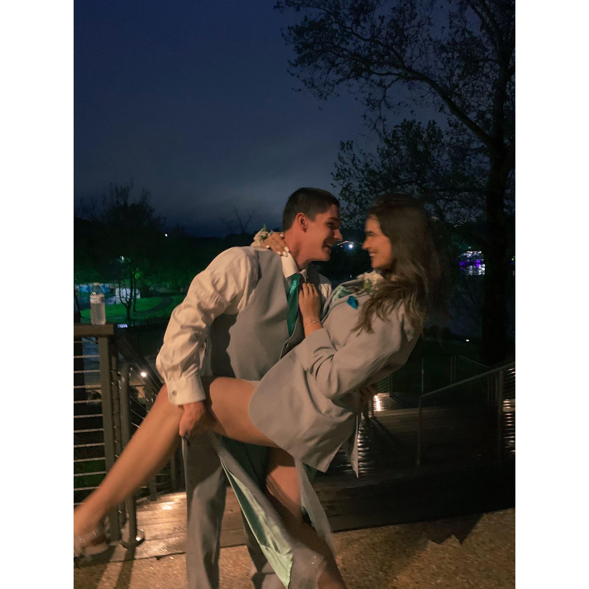 Andrew's senior prom!