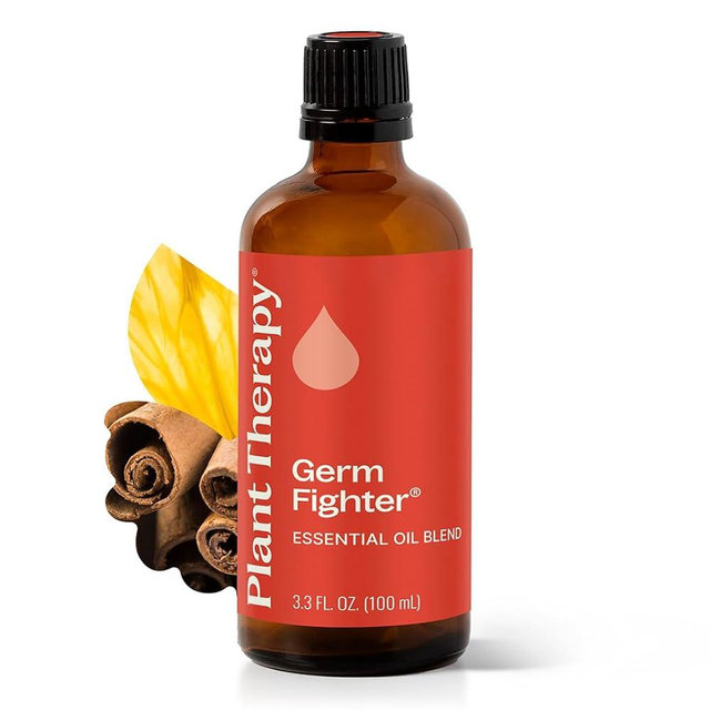 Plant Therapy Germ Fighter Essential Oil Blend 100% Pure, Undiluted, Natural Aromatherapy, Therapeutic Grade 100 mL (3.3 oz)