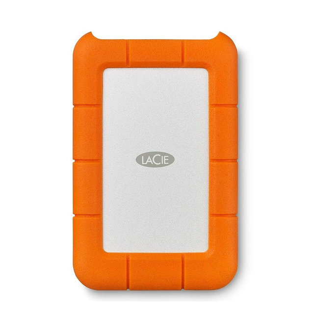 LaCie Rugged Mini 1TB External Hard Drive Portable HDD – USB 3.0 2.0 compatible, Drop Shock Dust Rain Resistant Shuttle Drive, For Mac And PC Computer Desktop Workstation Laptop (LAC301558)