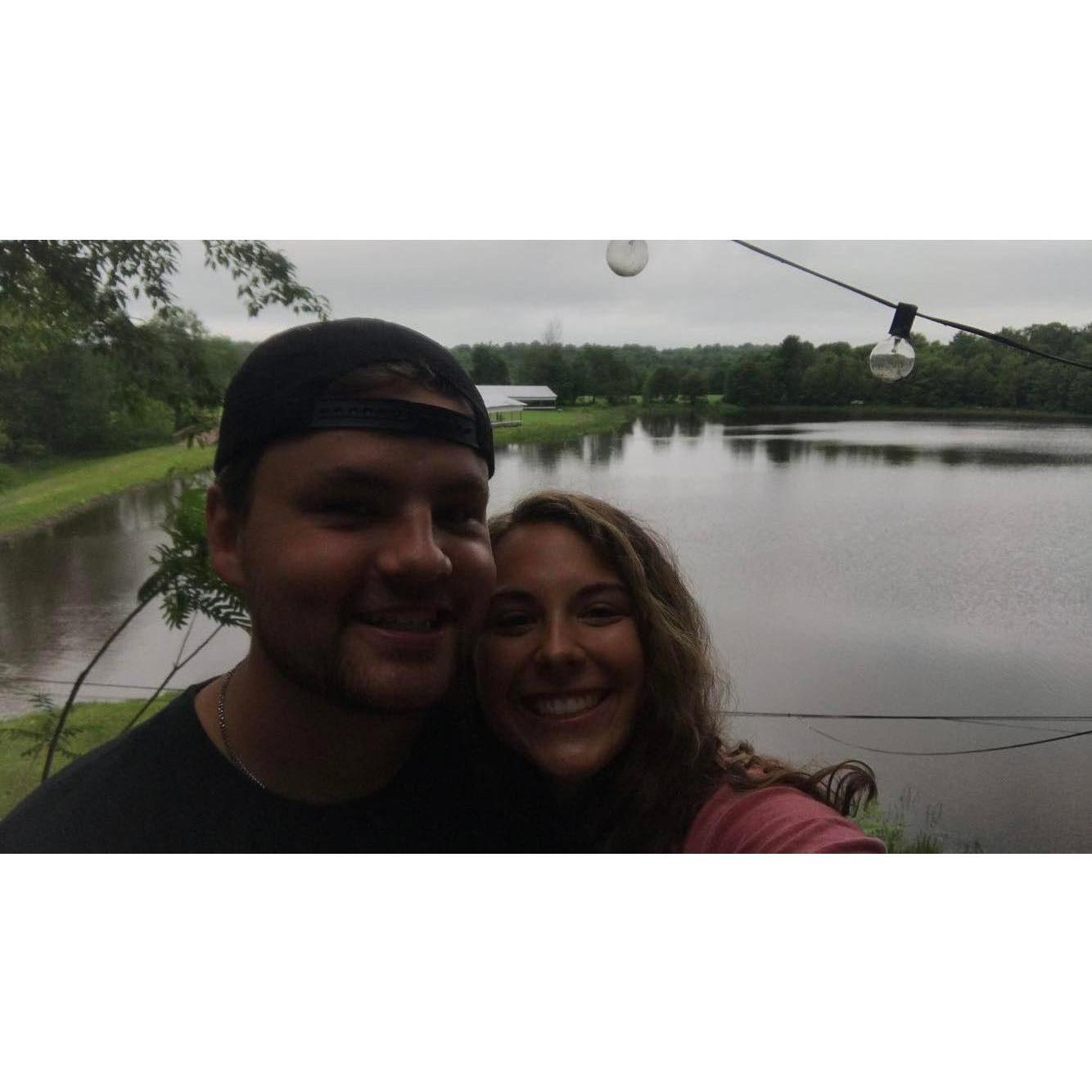 The first time Andrew came to camp and met Kaiti's family