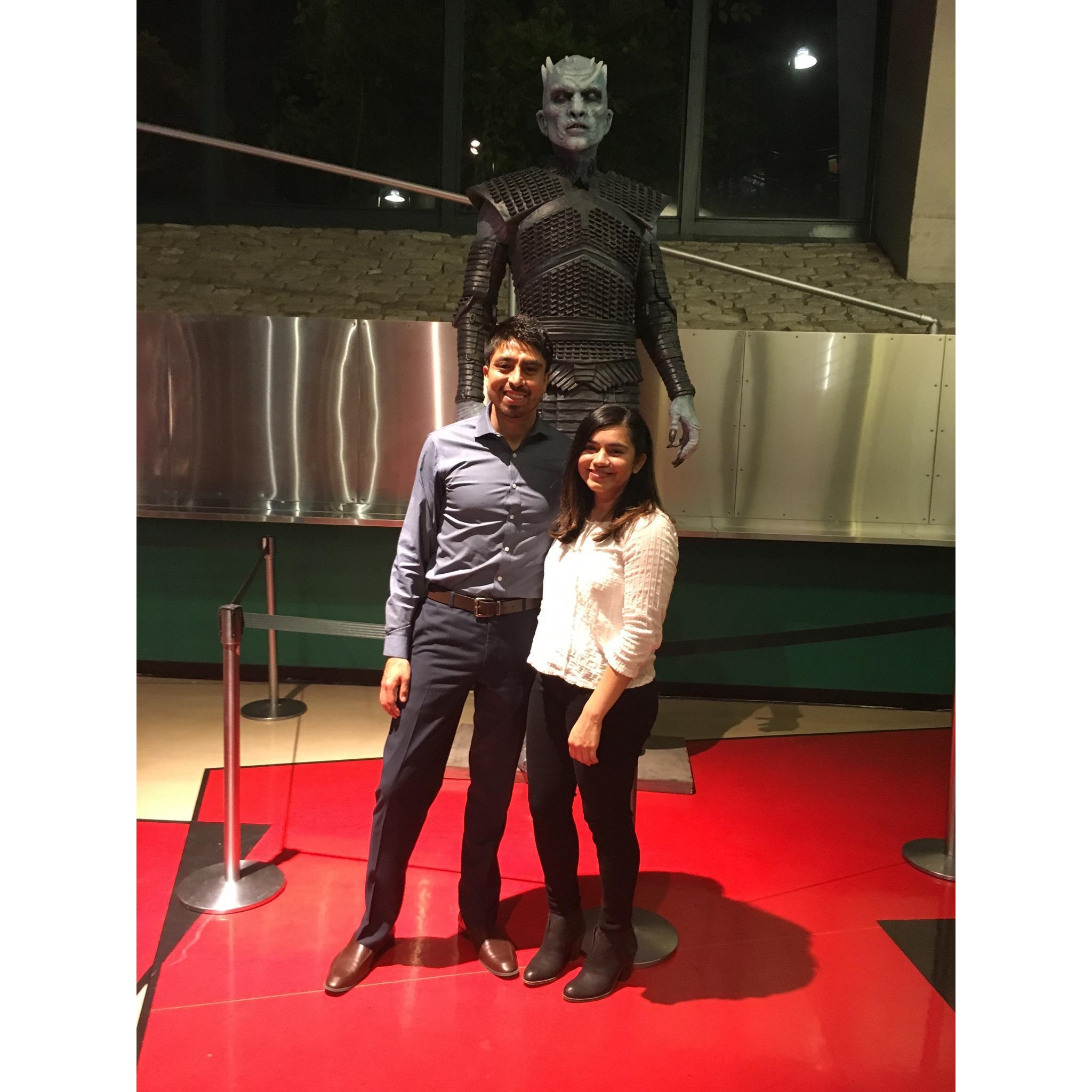 Our first date...and our third wheel