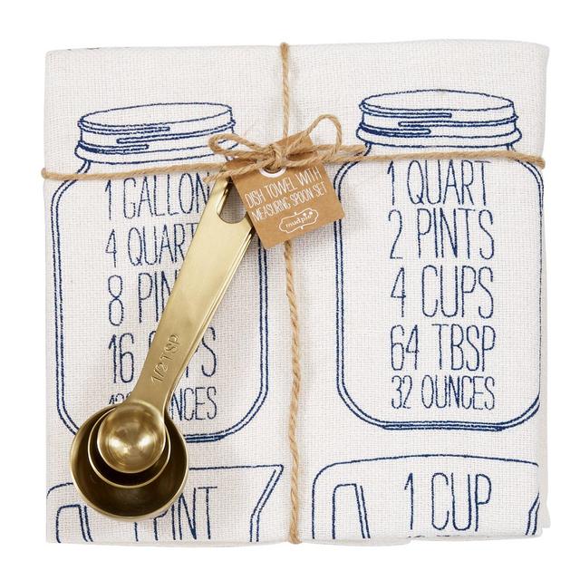 Mud PieHow To Measure Dish Towel & Measuring Spoon Set