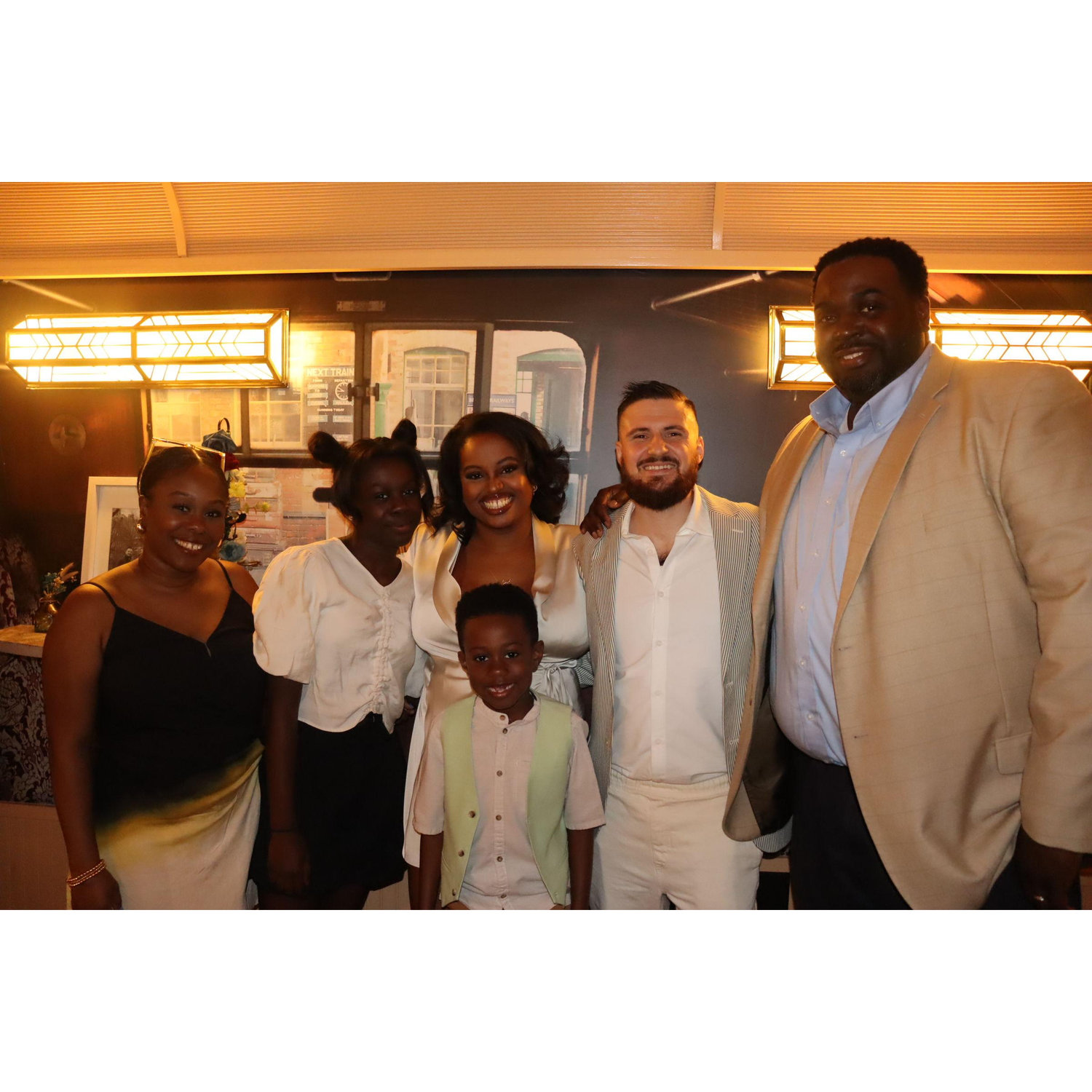 Valerie & Dylan with the Barnett family: Stephanie, Kamryn, Aiden, and Keith