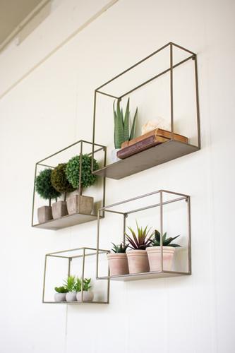 Metal Shelves Set/4