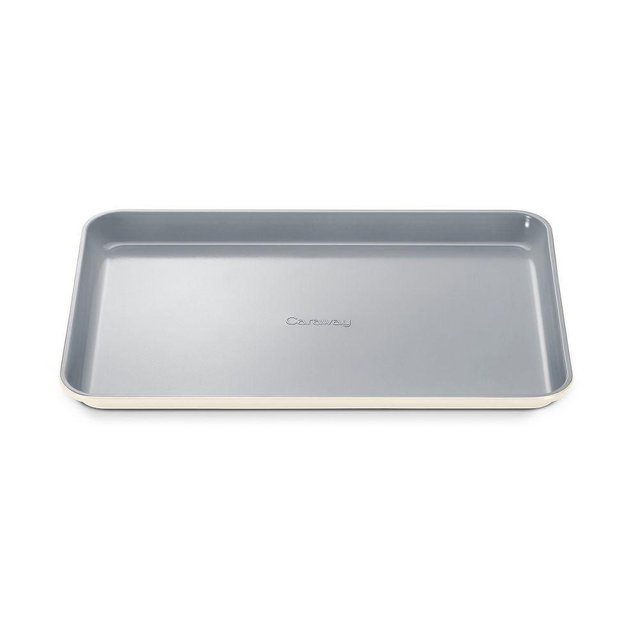 Caraway Non-Stick Ceramic Baking Sheet, Medium, Cream