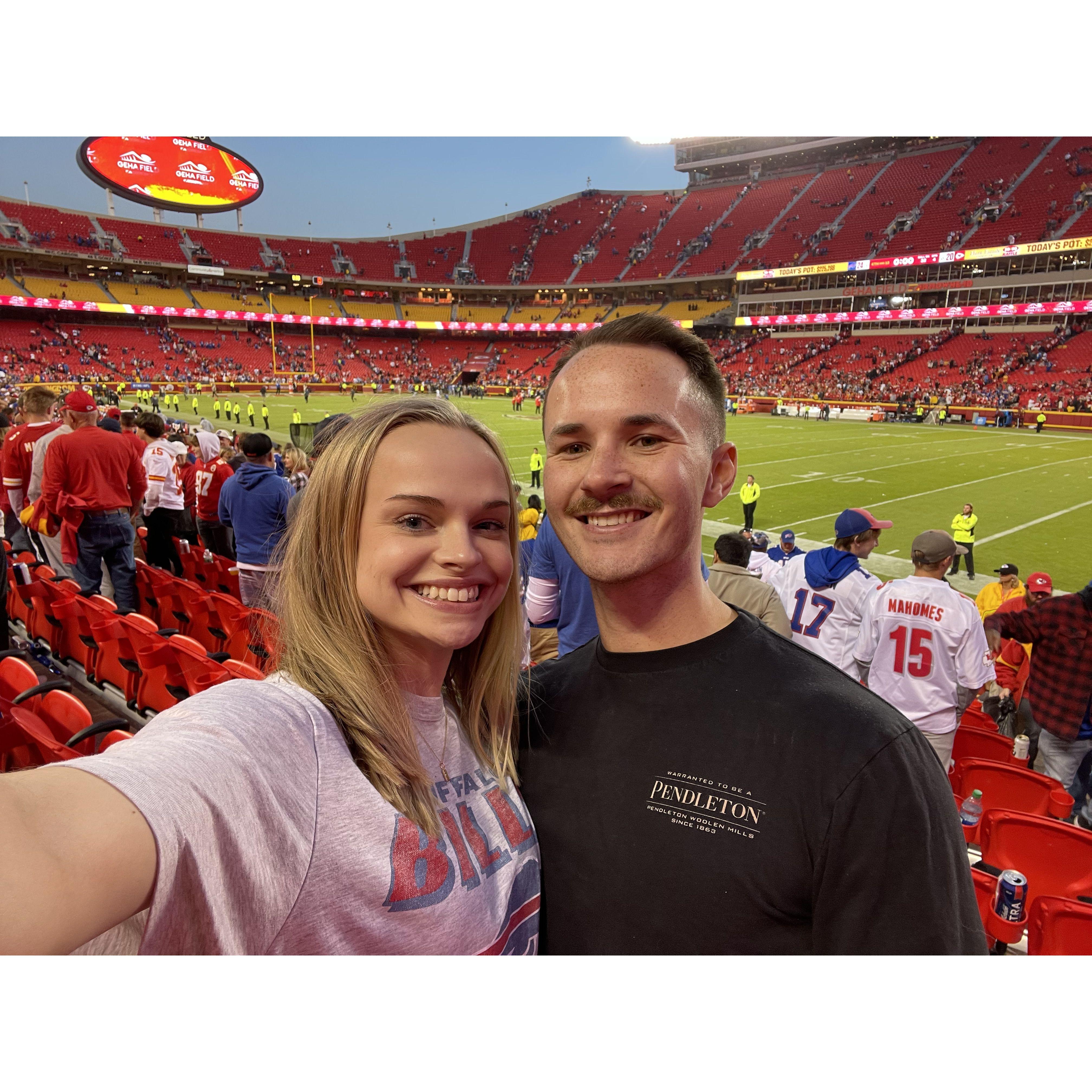 Spontaneous Bills vs Chiefs game!