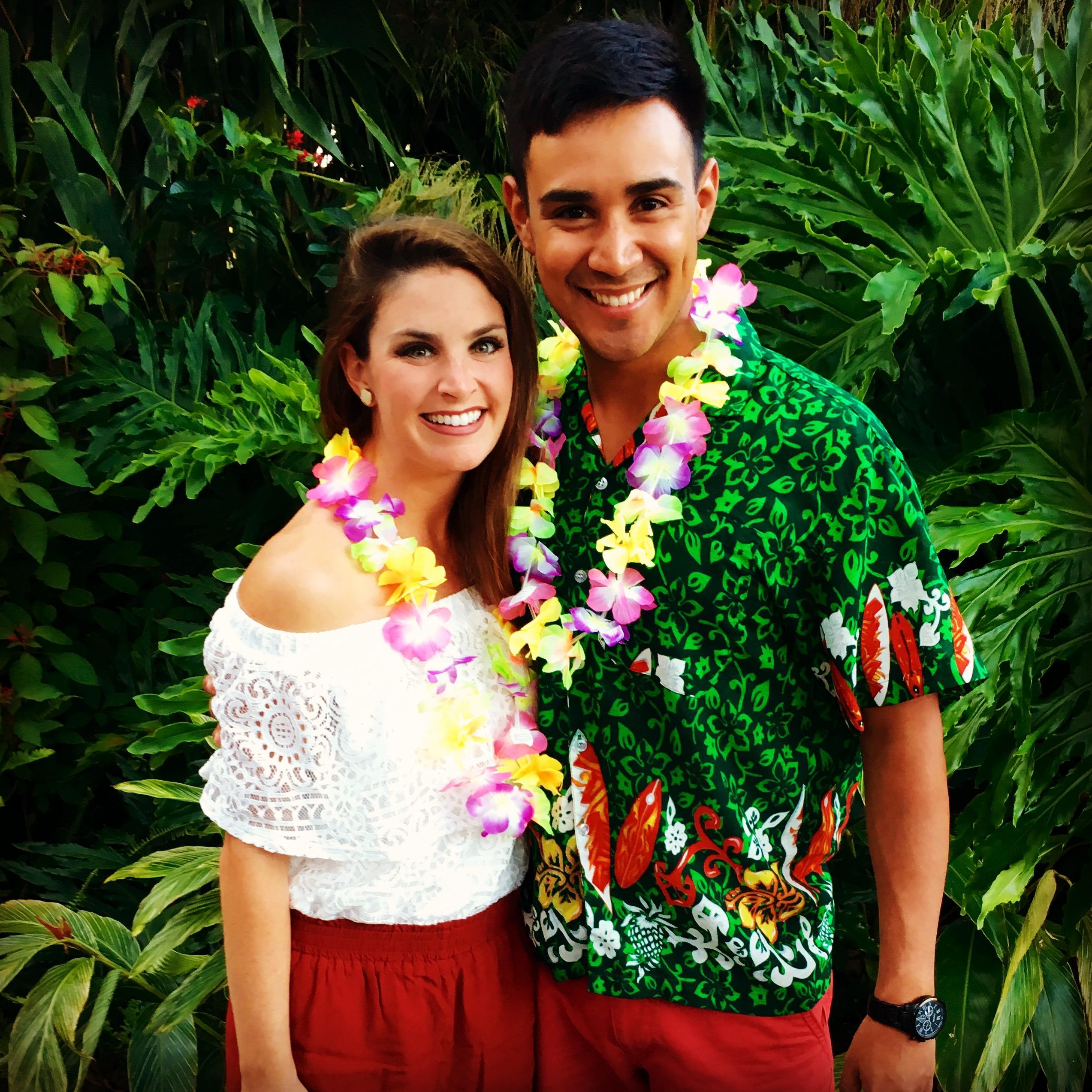 Date night at Spirit of Aloha show in Polynesian Resort at the Walt Disney World Resort.