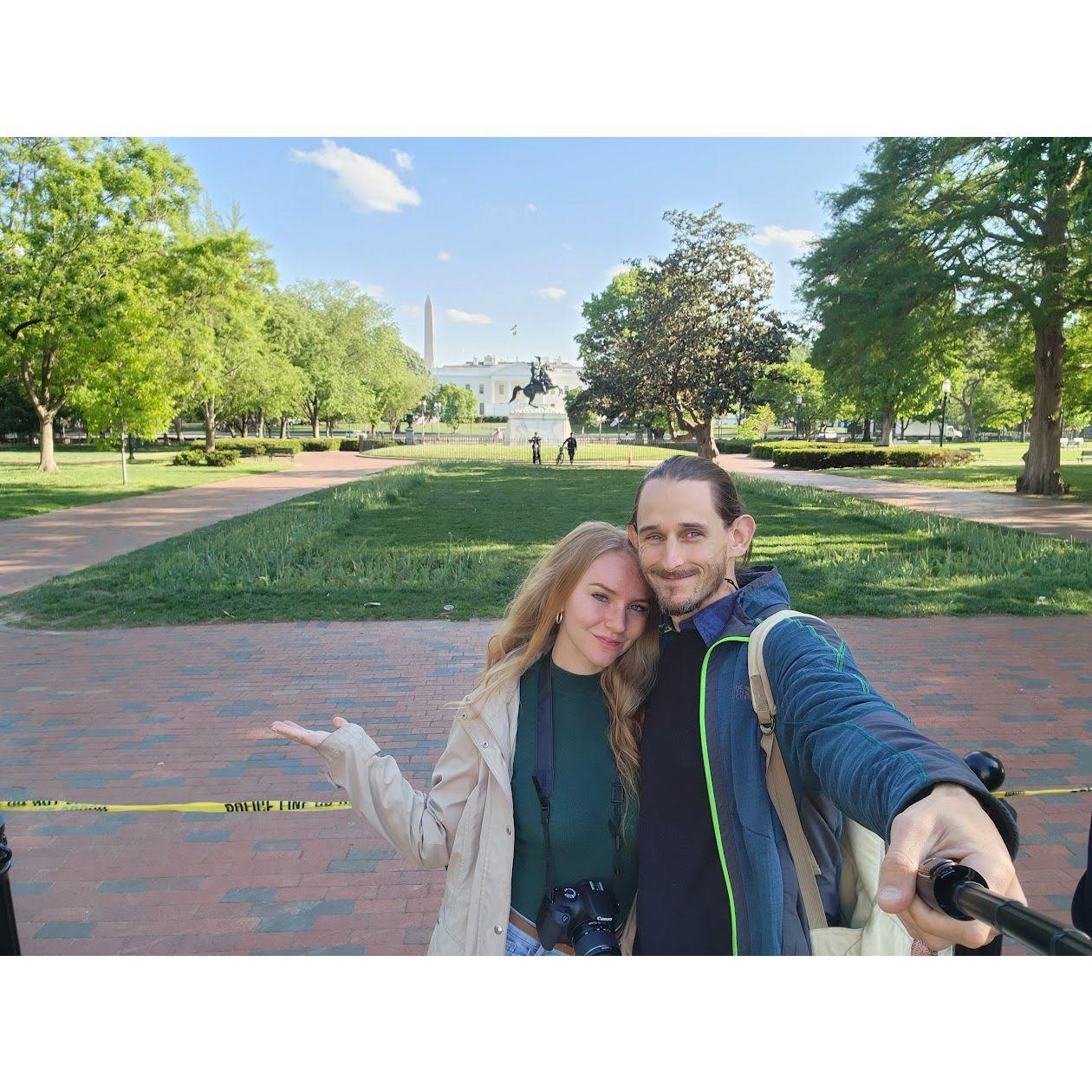 Celebrating Evans 35th birthday in DC. By far one of our favorite trips.