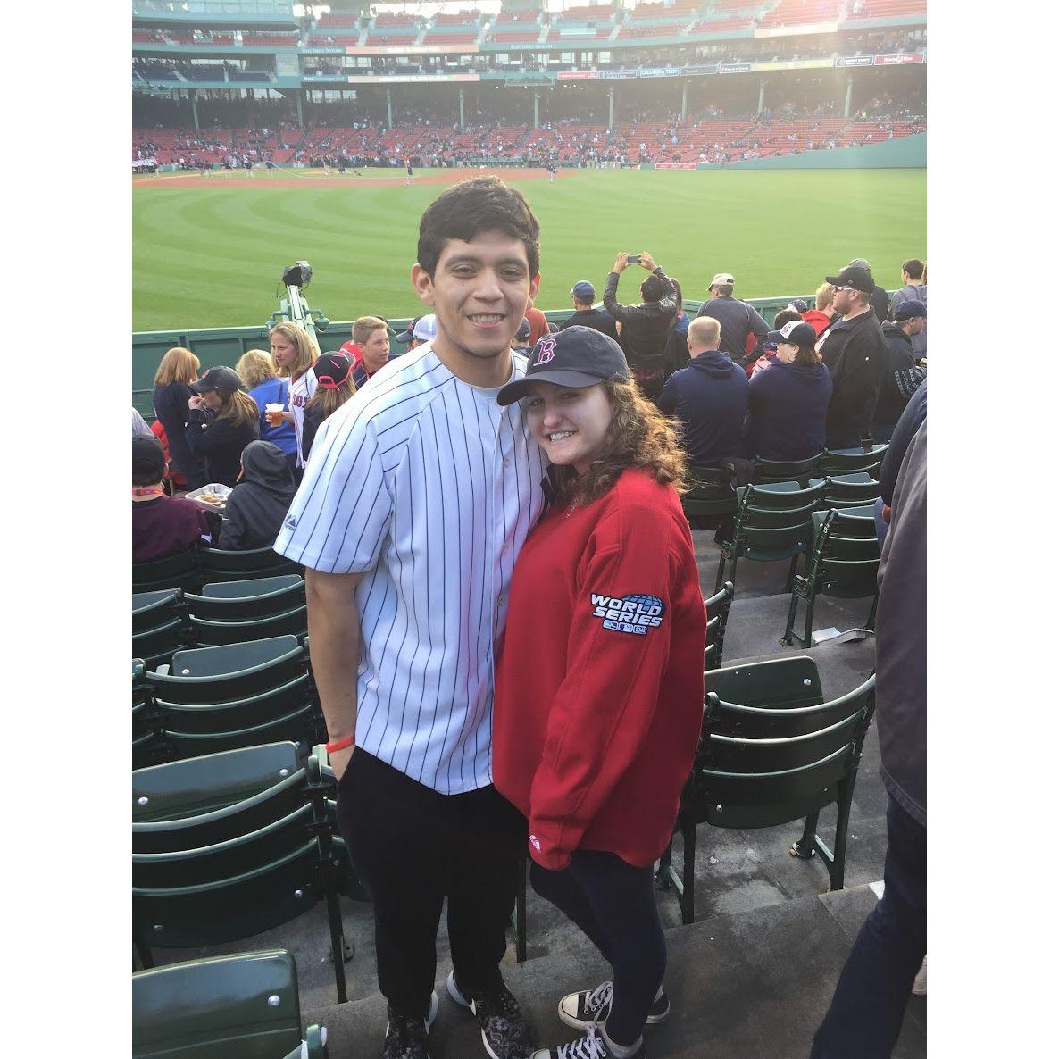 Our first date at a Red Sox vs. Yankees game.
April 27, 2017