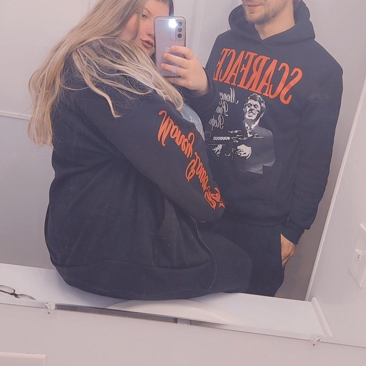 Our first picture together in the new house we got in January 2024