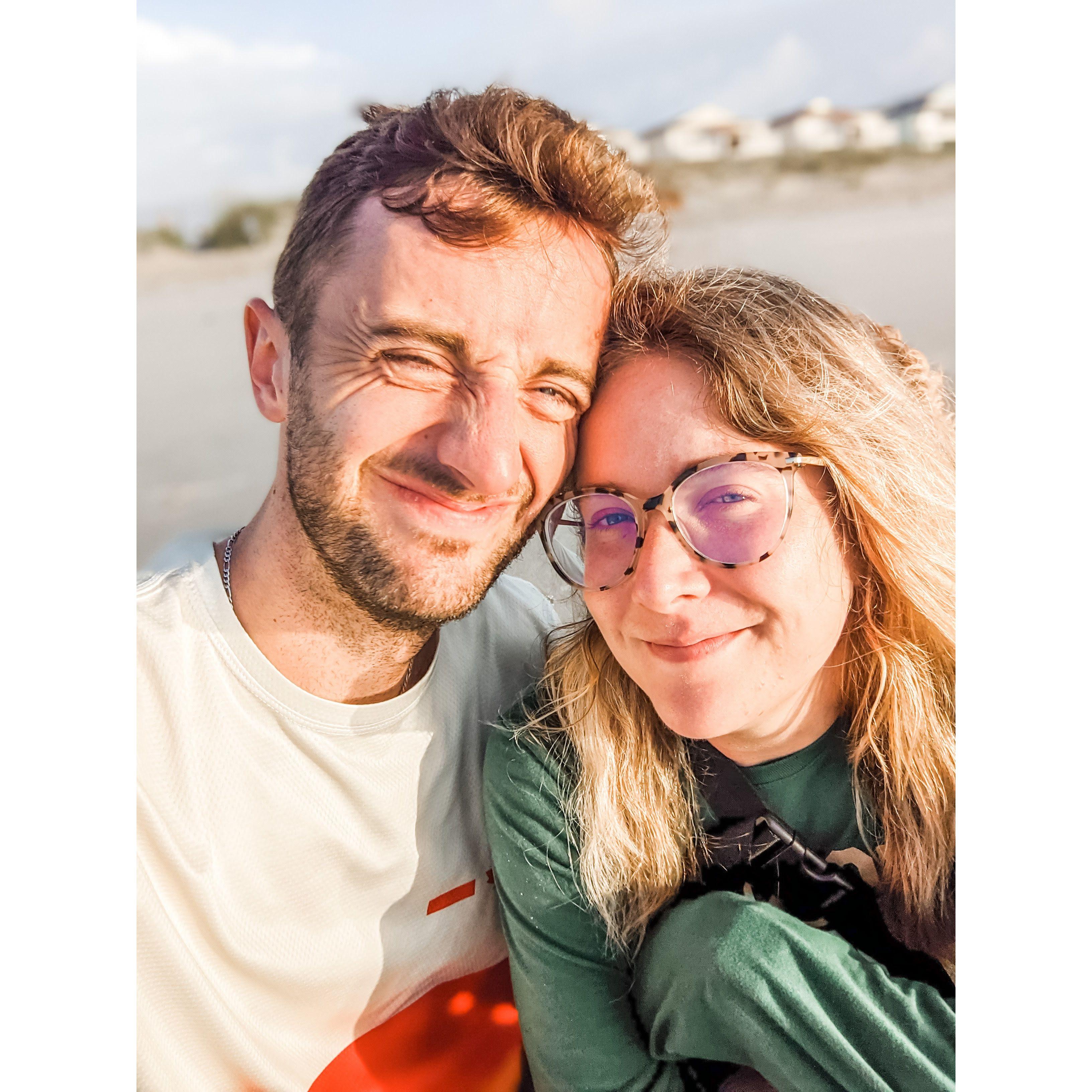 Carolina Beach - We first said "I love you" before this photo was taken!