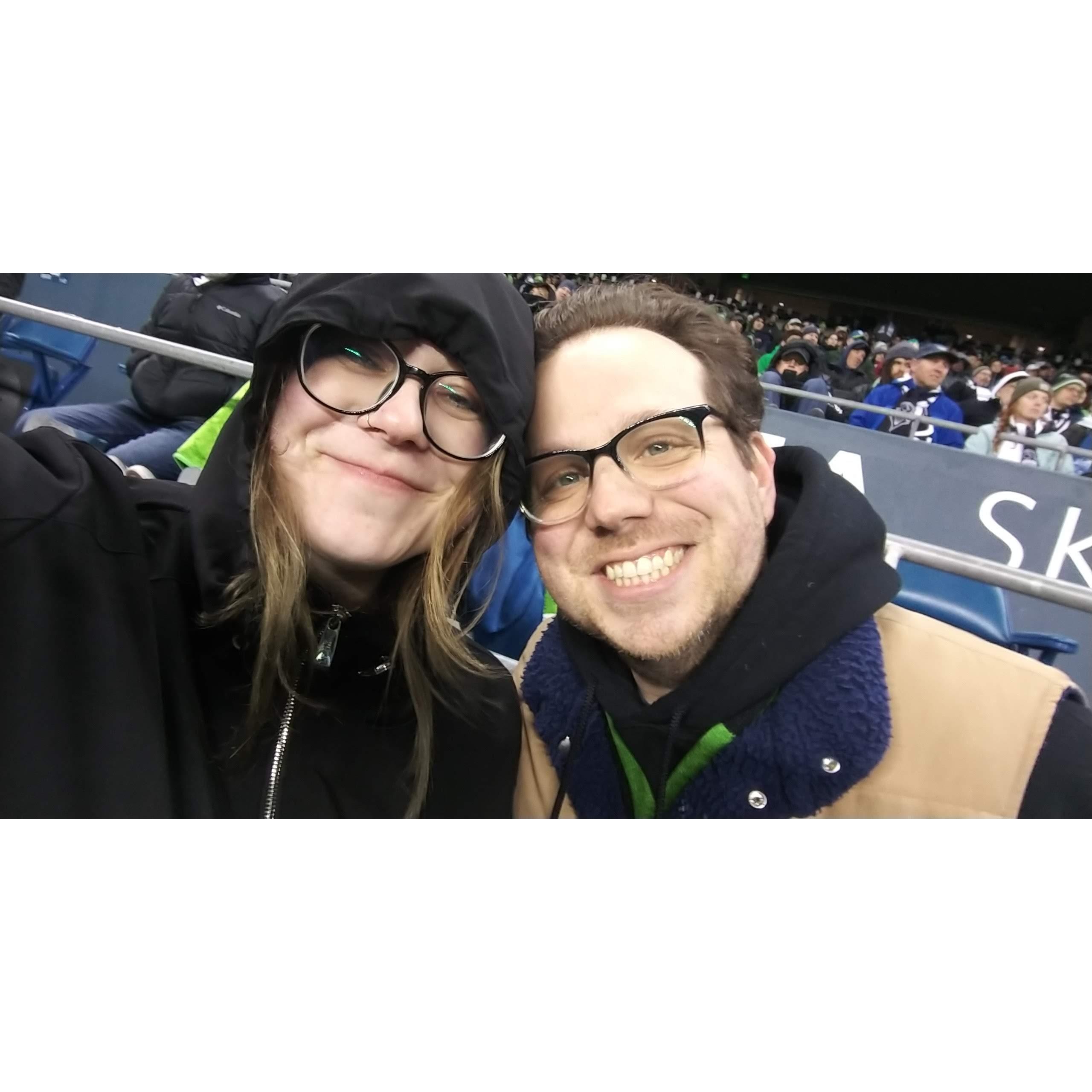 First Sounders game! ...And the last one before the COVID lockdows